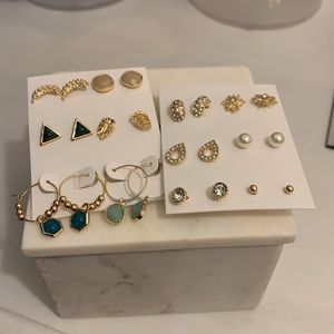 Assorted earrings